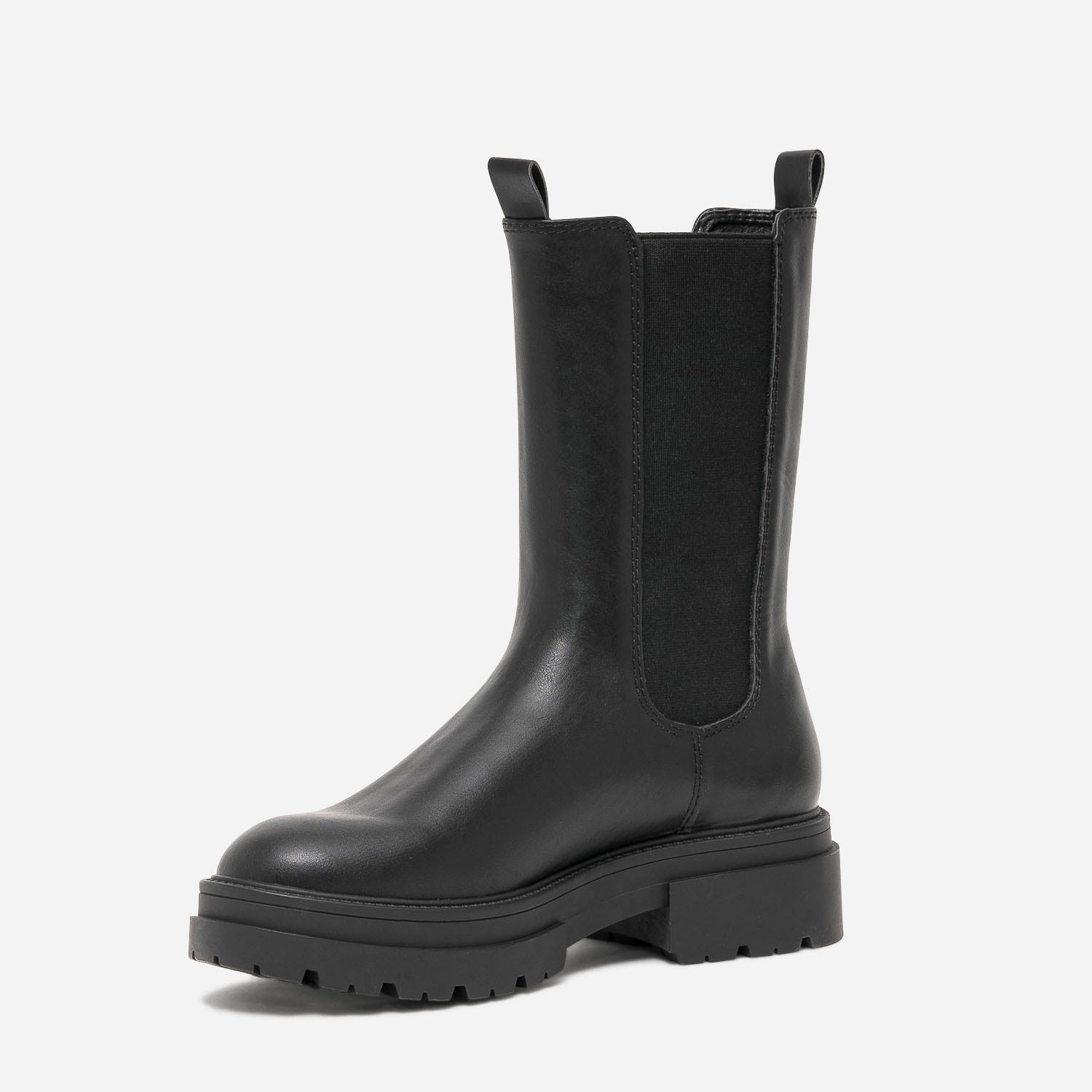 Chelsea boots TEXTO noir à tige mi-haute
