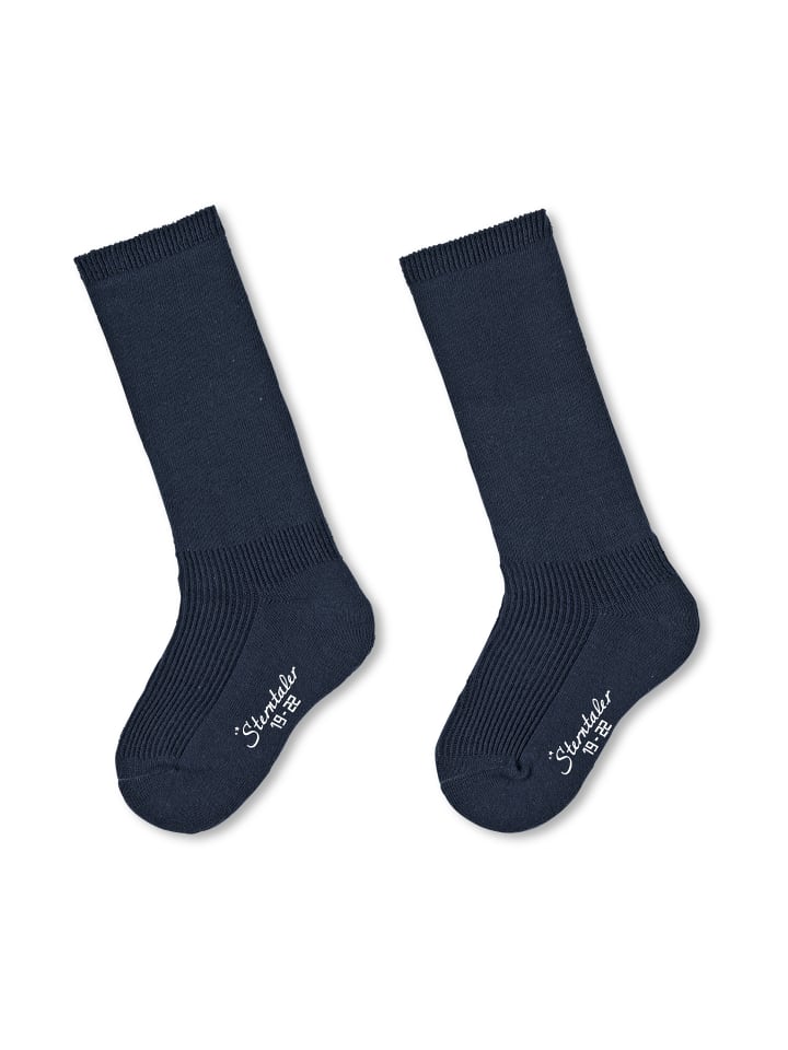 Sterntaler Kniestrümpfe 2er-Pack uni in marineblau günstig kaufen