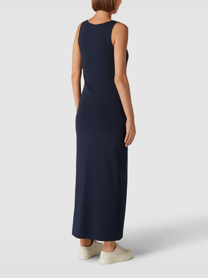 Umstands-Kleid in unifarbenem Design Modell 'MIA' in marineblau