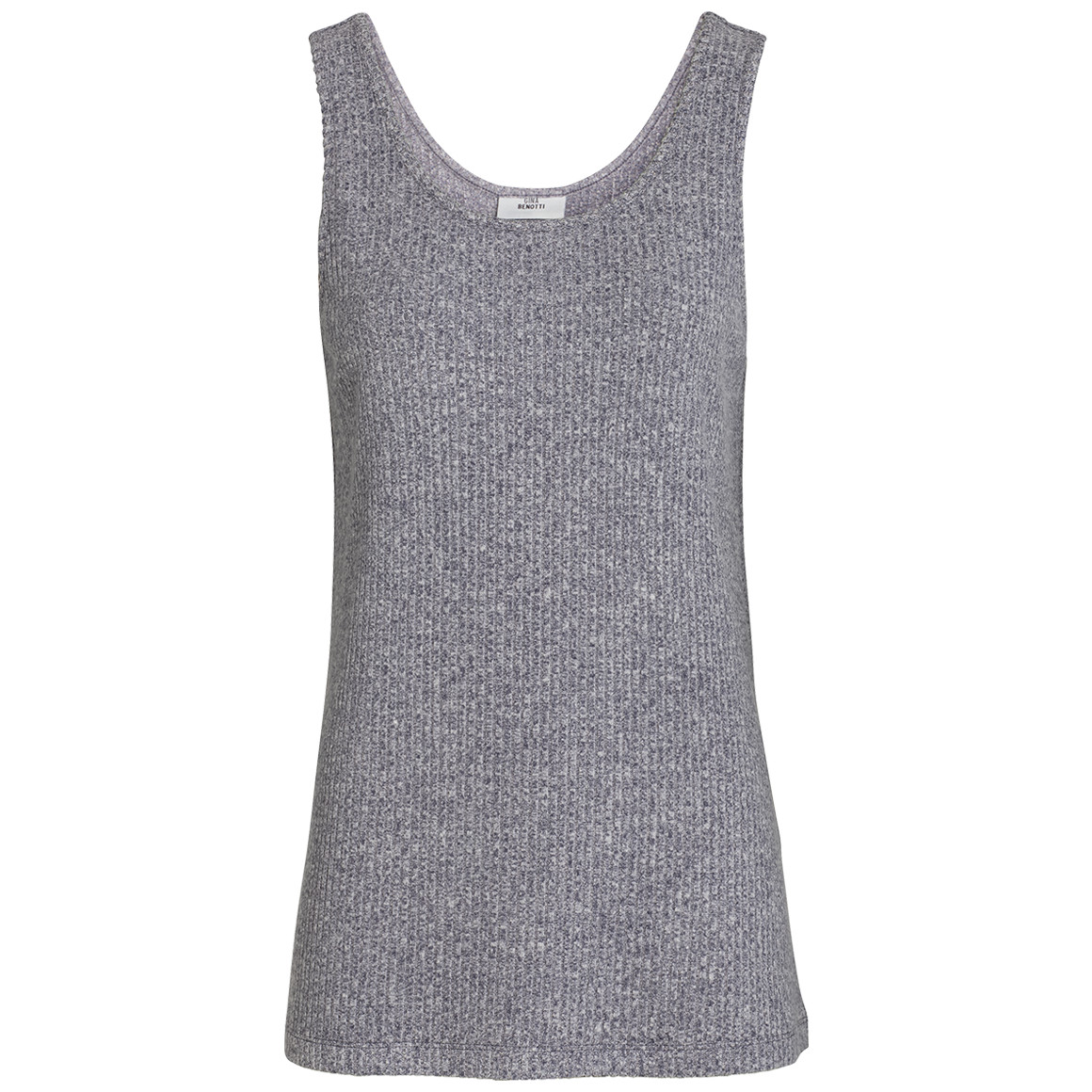 Damen Loungewear-Top in Melange-Optik