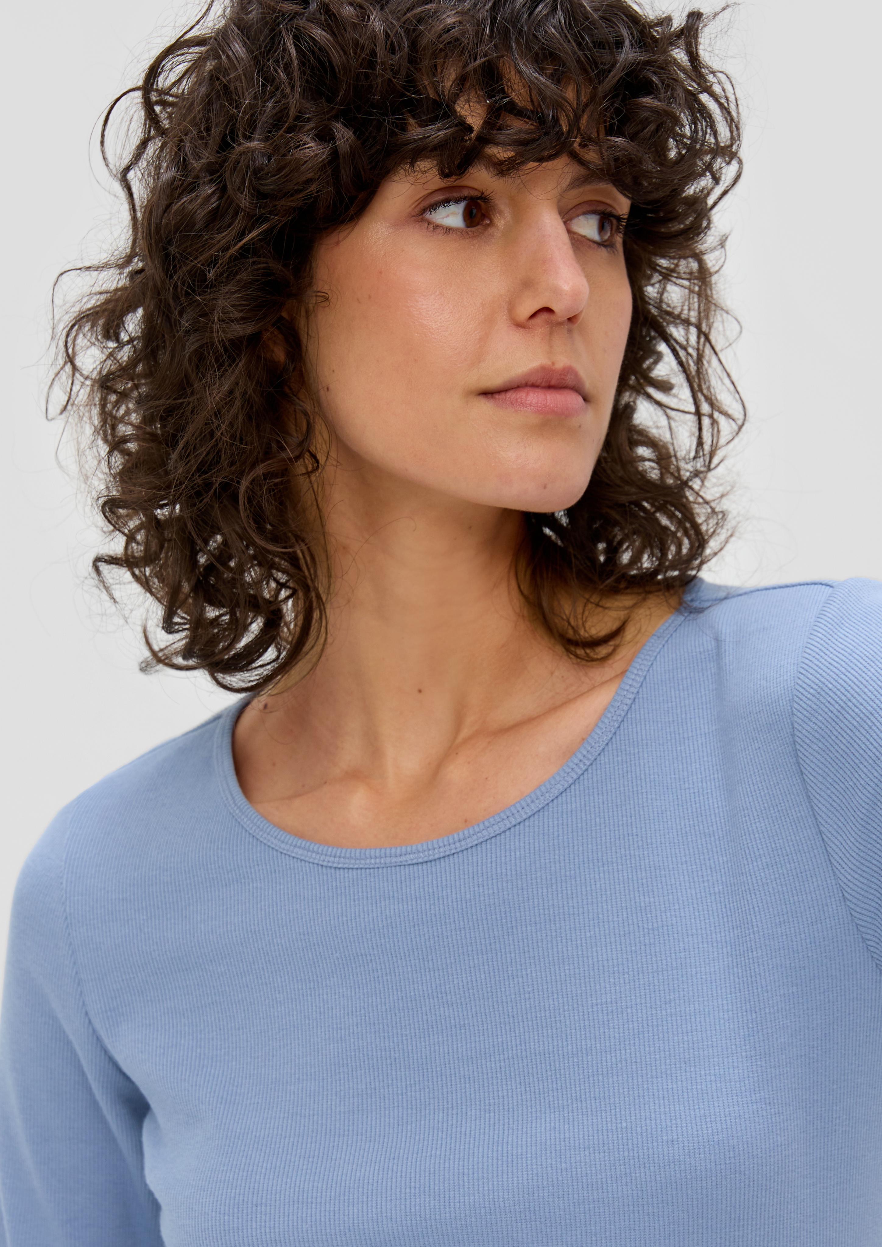 3/4-Ärmel-Shirt mit Rollsaum  2157735-5271