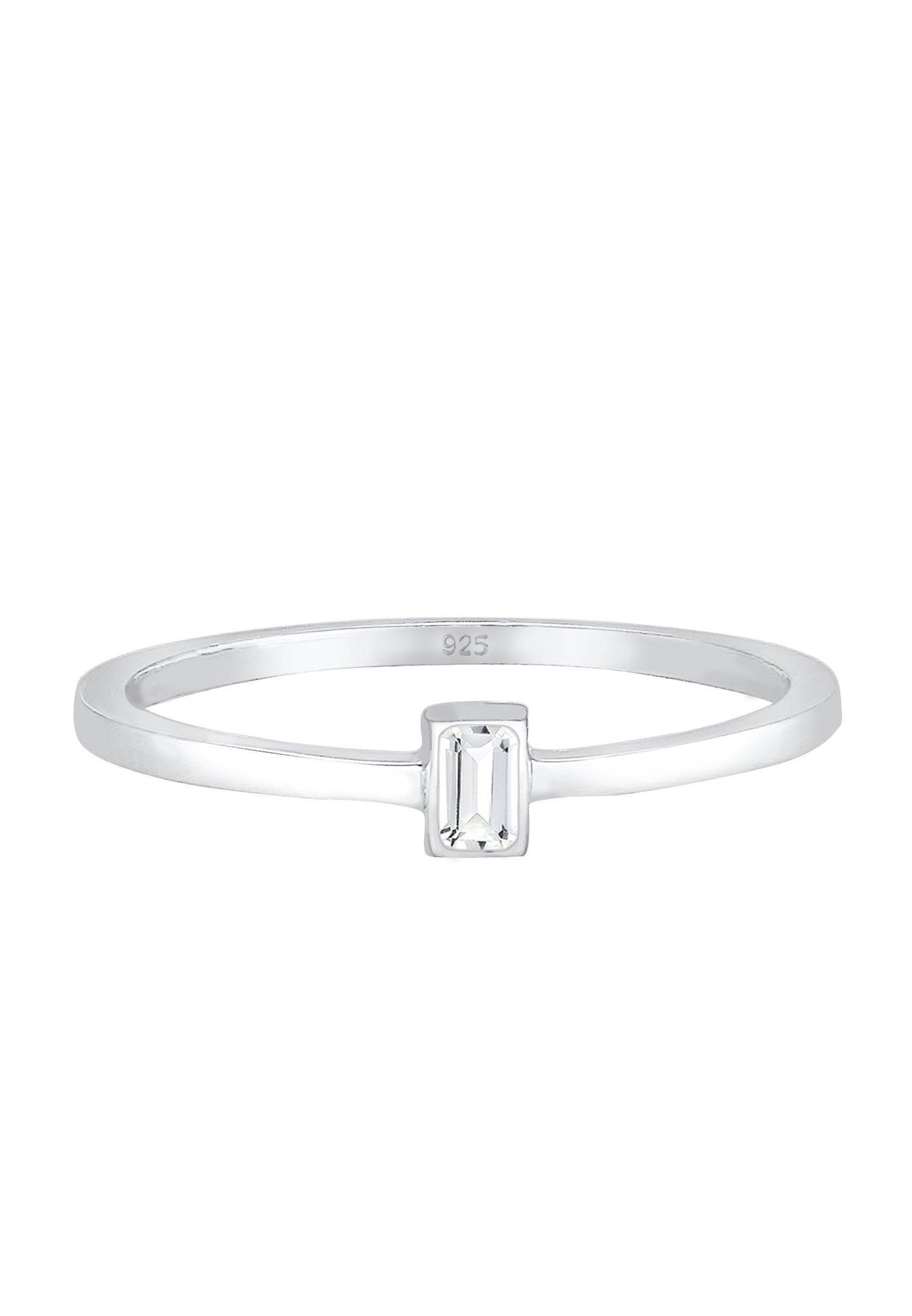 Anello da donna Elli PREMIUM con pietra di topazio Geo vintage in argento sterling 925