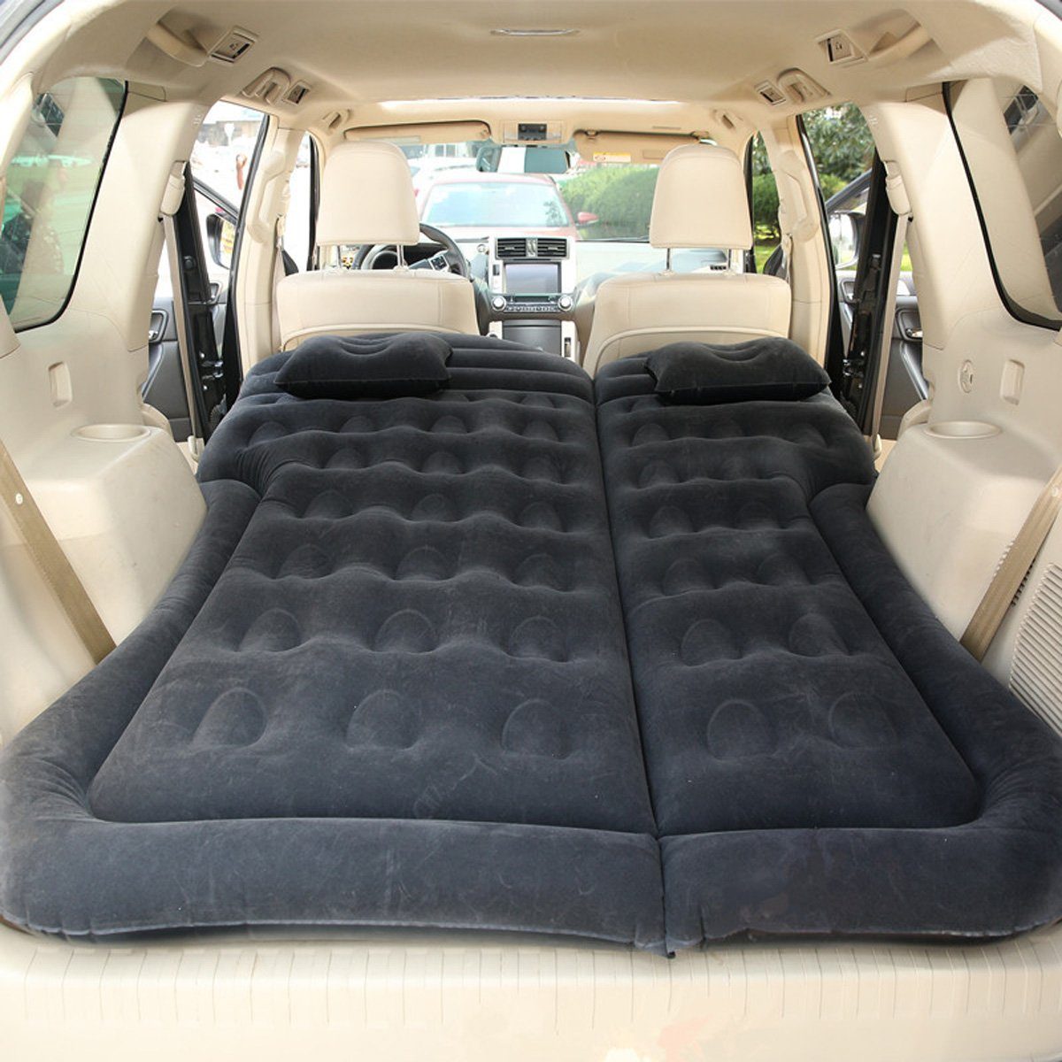 götäzer Luftbett Universal SUV Auto-Luftbett 180*130CM - Geländewagen Spezialfahrzeug, Sicher und rutschfest, ausgestattet mit elektrischer Luftpumpe