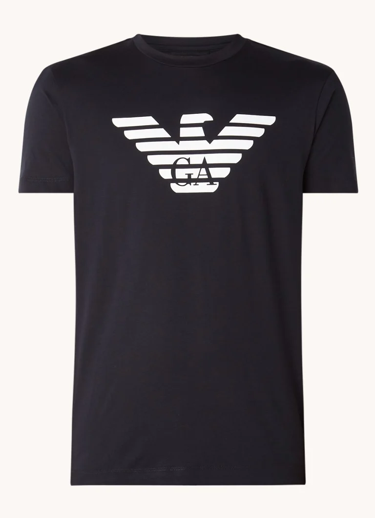 Tricou Emporio Armani cu logo imprimat