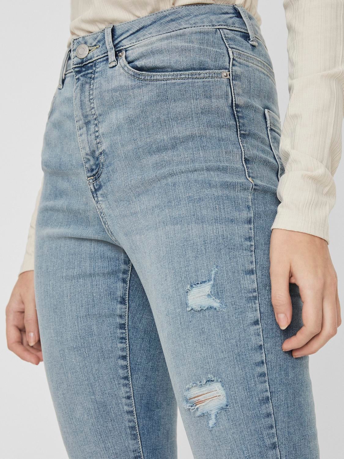VMSOPHIA Hohe Taille Skinny Fit Jeans