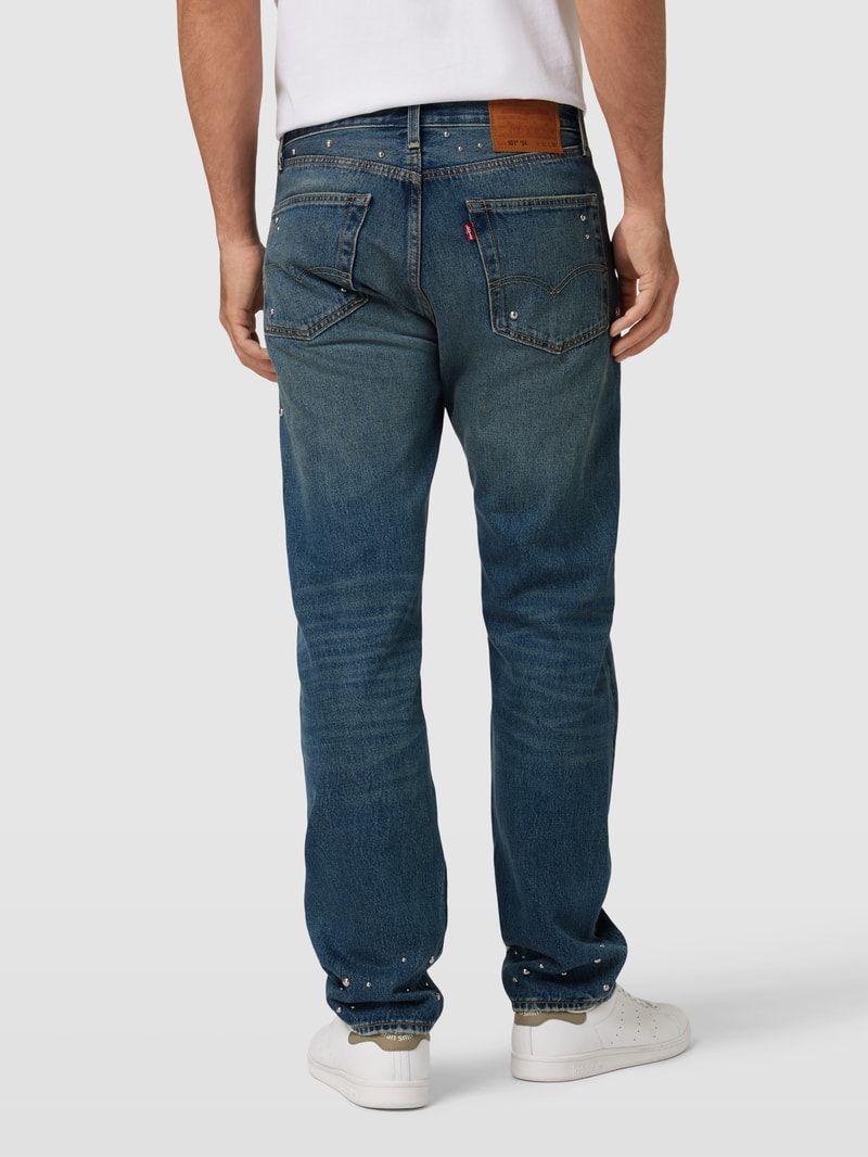 Jeans im Used-Look in jeans