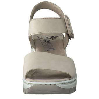 Rieker Keilsandale in beige