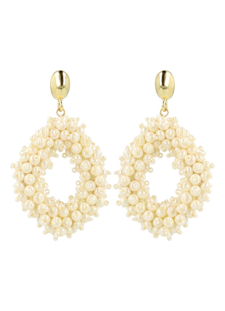 LOTT. gioielli Holly Pearl Glassberry earrings gold plated
