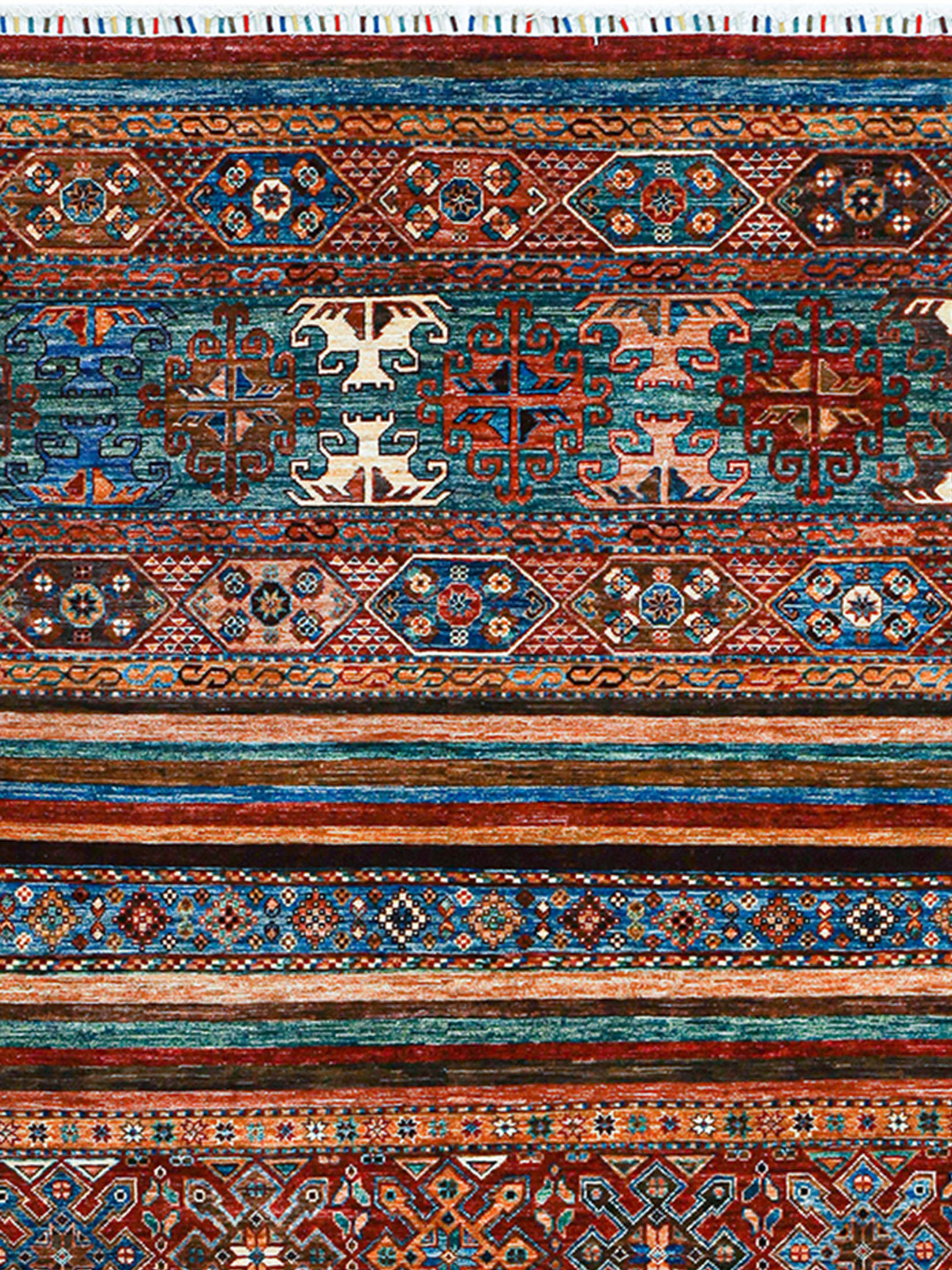 Chobi Schal ca. 305 x 252 cm, Unikat / Einzelstück