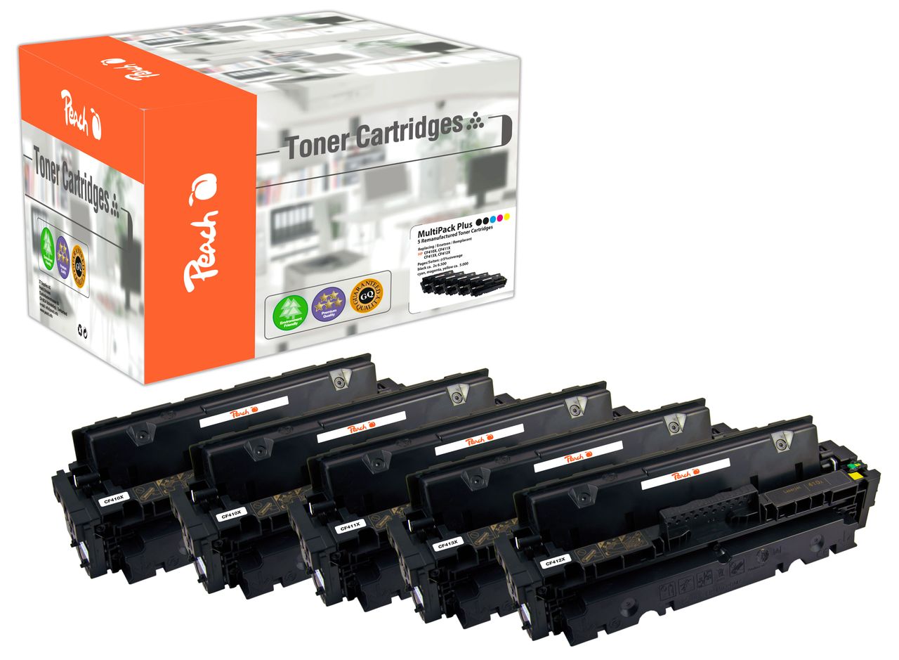Peach Spar Pack Plus Tonermodule ersetzt HP No. 410X