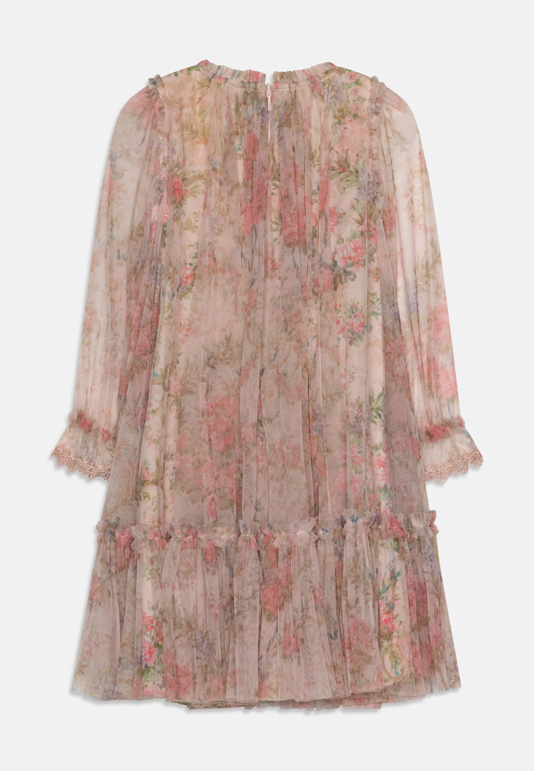 Vestido infantil de manga larga con corona floral de Needle & Thread - Vestido de verano