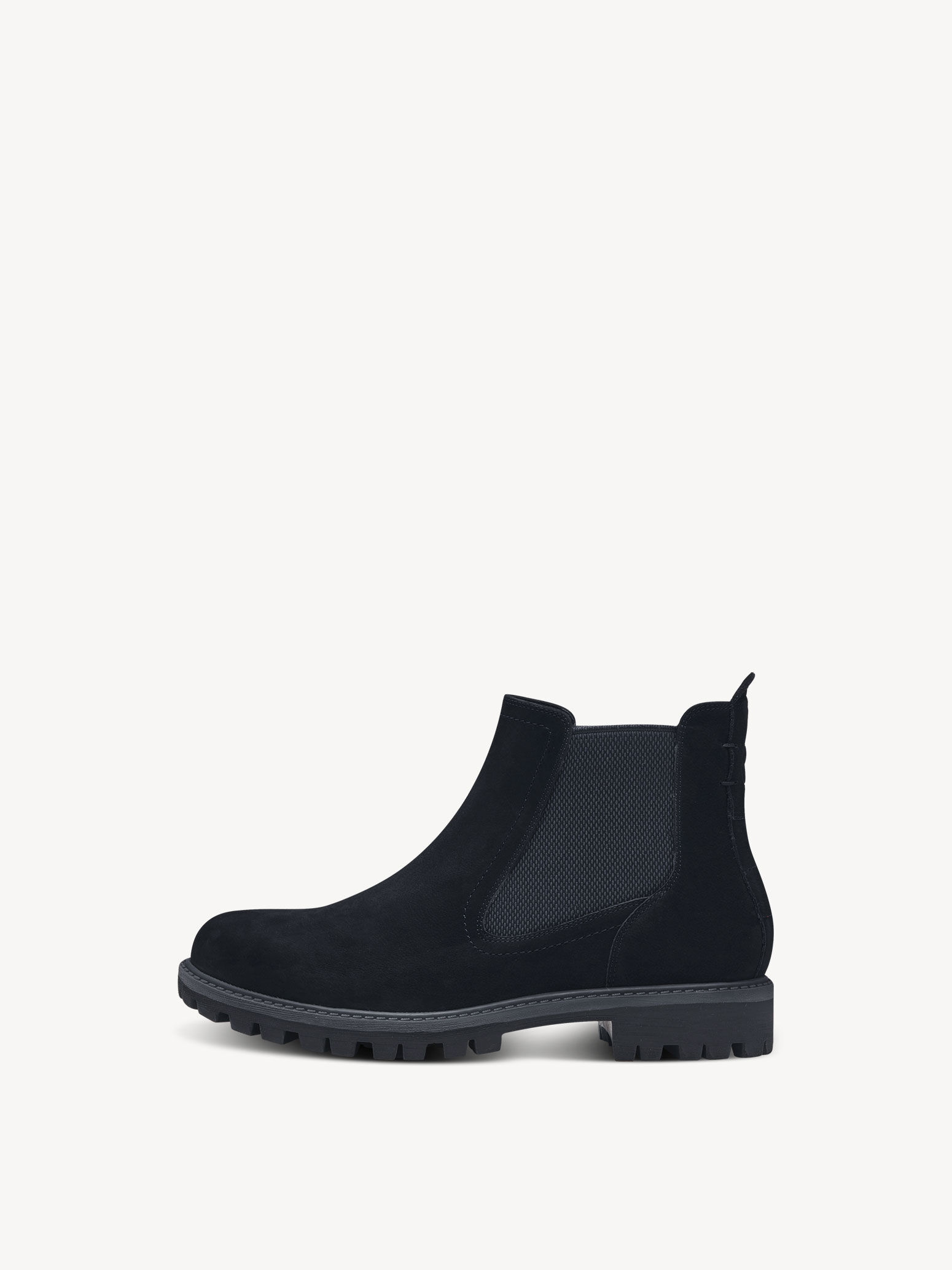 Bottine Chelsea en cuir - bleu