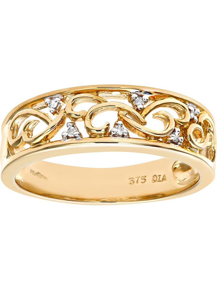 Revoni Gold-Ring mit Diamanten günstig kaufen
