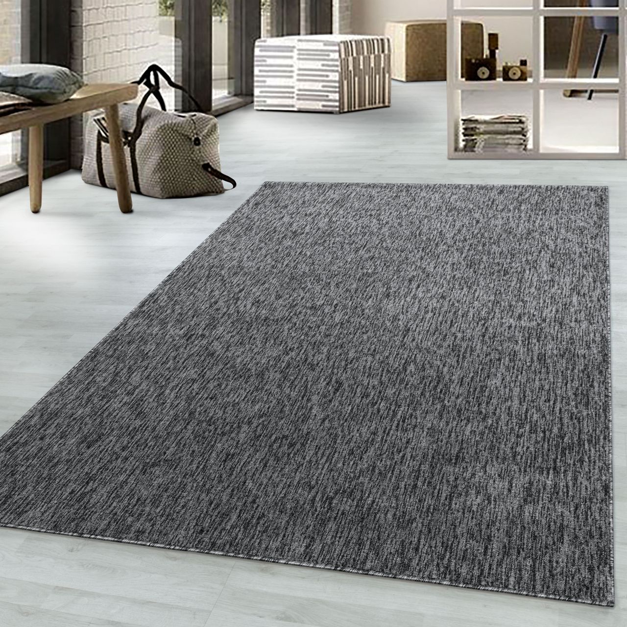 Ayyildiz Teppich, NIZZA 1800, GREY, 120 x 170 cm