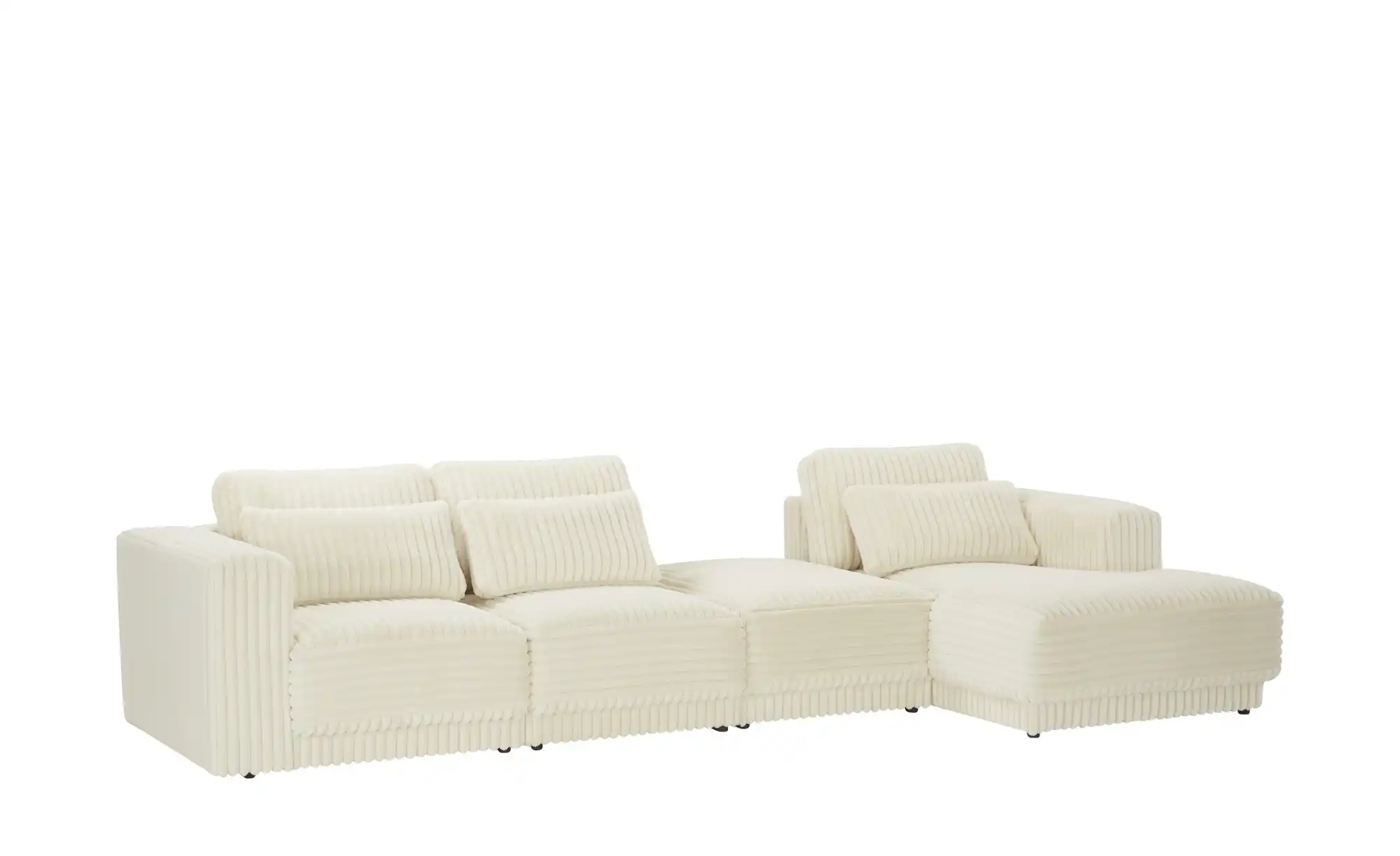 Twist Ecksofa in modernem Breitcord Torrino