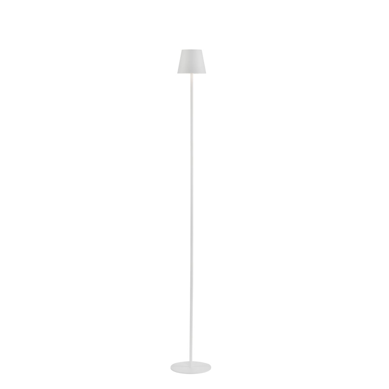 JUST LIGHT Akku-Stehleuchte EURIA, 1x LED-Board/2,50Watt/3000Kelvin, IP54, Weiss