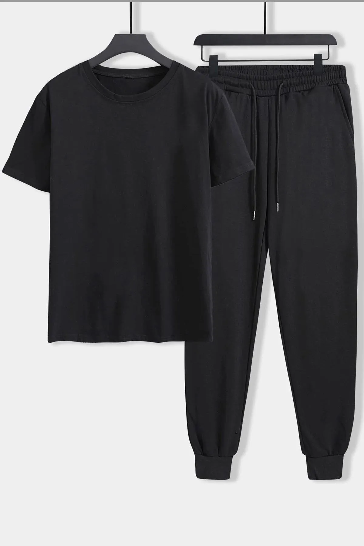 uyguntarz  Bedrucktes zweiteiliges Unisex-Trainingsanzugset „Positivity“.