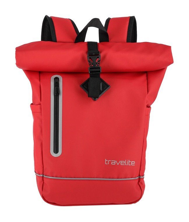 travelite Freizeitrucksack BASICS Roll-Up Rucksack Plane, mit viel Stauraum