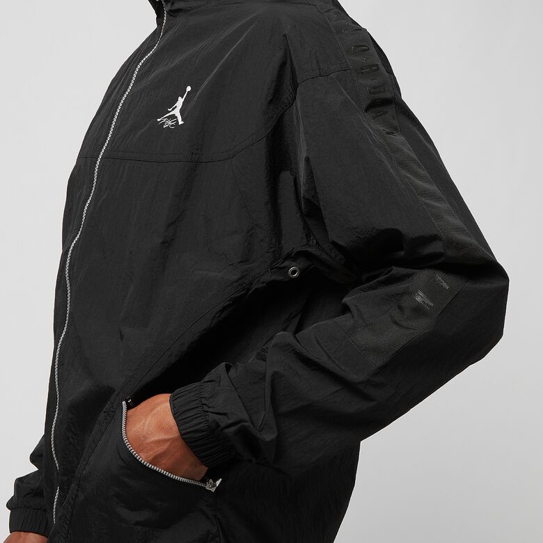 JORDAN Men's Essentials Warmup Full-Zip Jacket black/black/sail