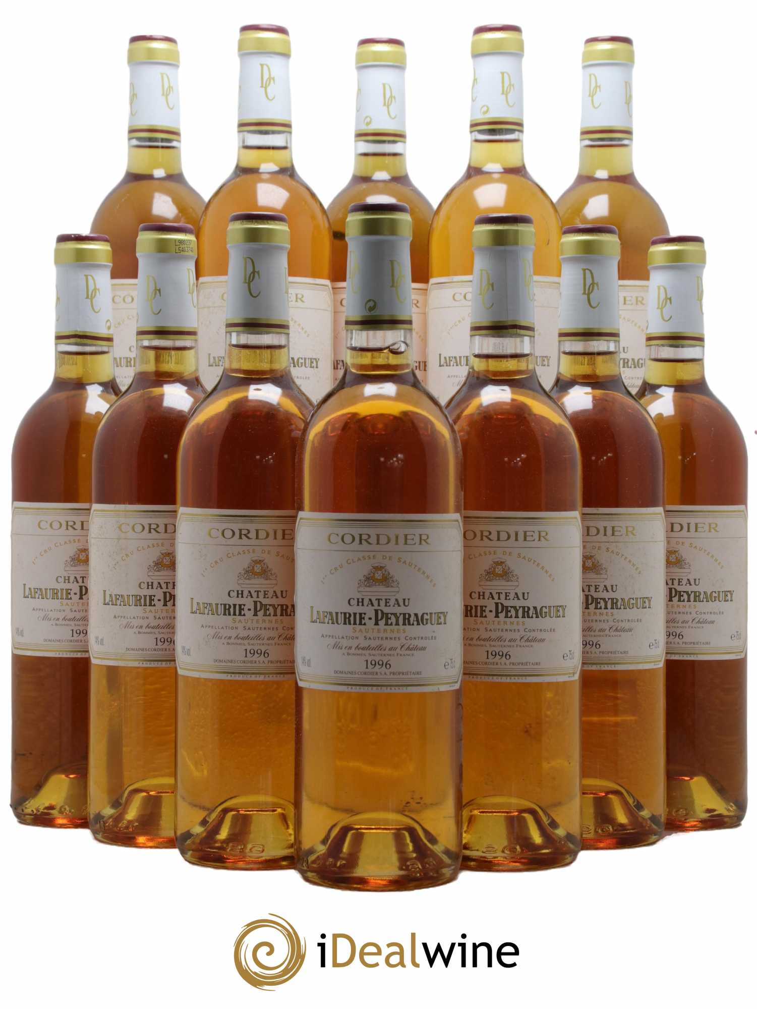 Château Lafaurie Peyraguey 1er Grand Cru Classé  1996 - Lot de 12 Bouteilles