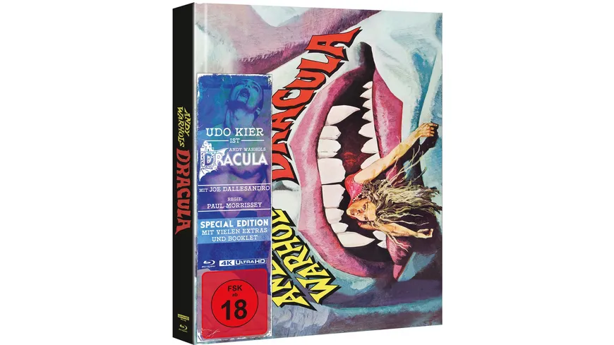 Andy Warhols Dracula - Mediabook - Cover A  (4K-Ultra HD) (+ Blu-ray) (+ Bonus-Blu-ray)