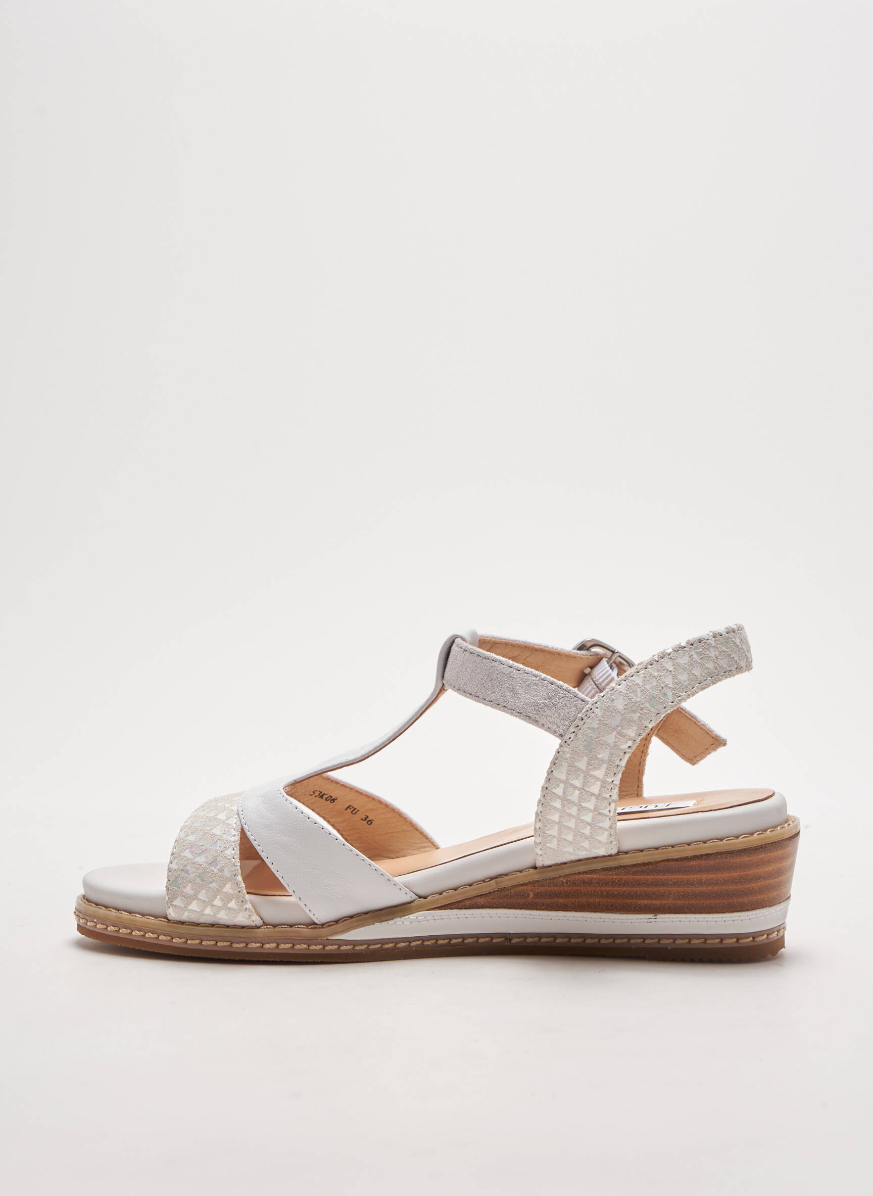 Fugitive By Francesco Rossi Sandales Nu Pieds Femme couleur blanc