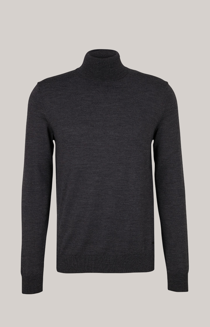 Merinowoll-Pullover Donte in Anthrazit