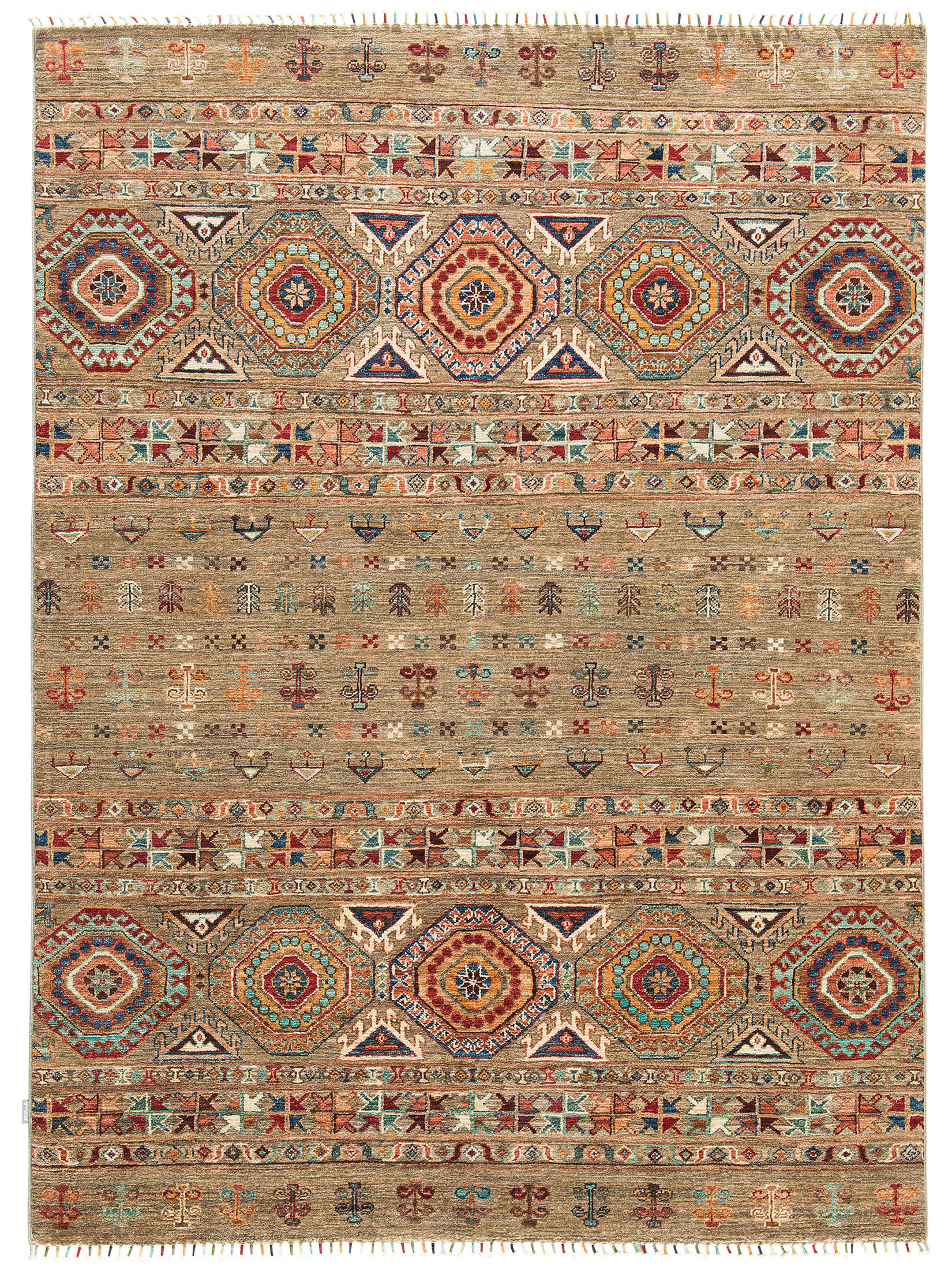 Chobi Schal ca. 152 x 206 cm, Unikat / Einzelstück