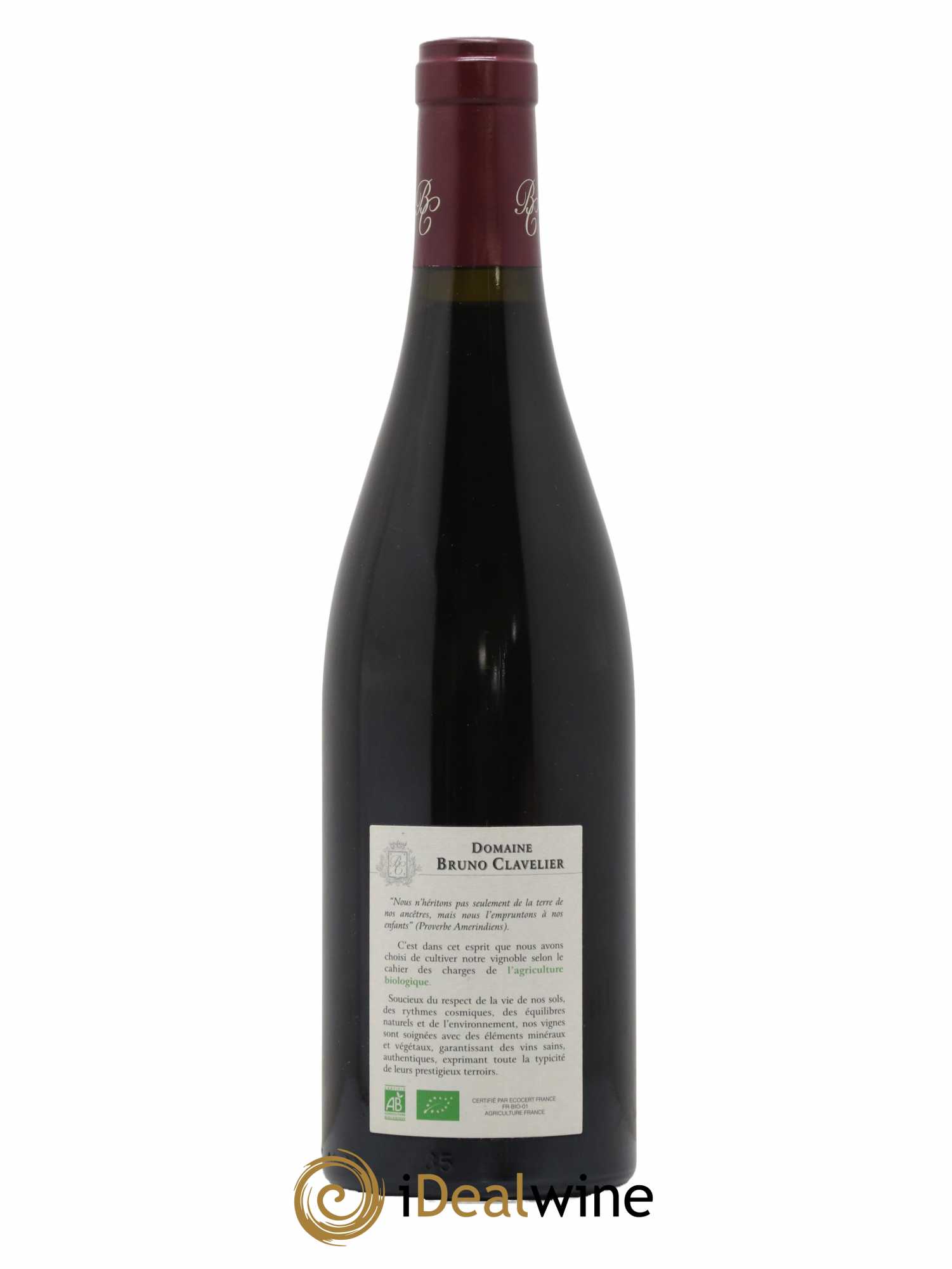 Chambolle-Musigny 1er Cru La Combe d'Orveaux Vieilles Vignes Bruno Clavelier  2010 - Lot de 1 Bouteille
