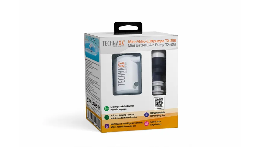 Technaxx Mini-Akku-Luftpumpe TX-261