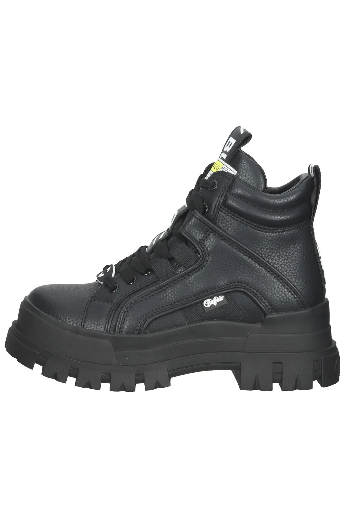 Buffalo  Stiefelette - Schwarz - Blockabsatz
