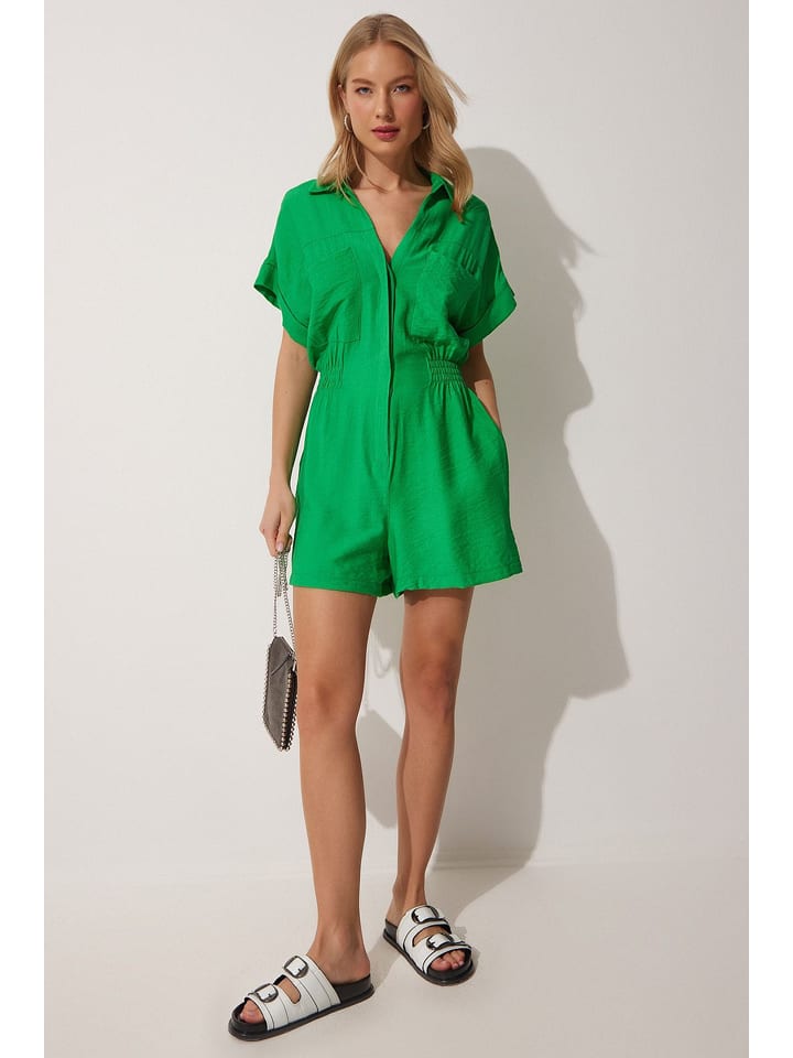 Happiness Istanbul Jumpsuit in Grün günstig kaufen