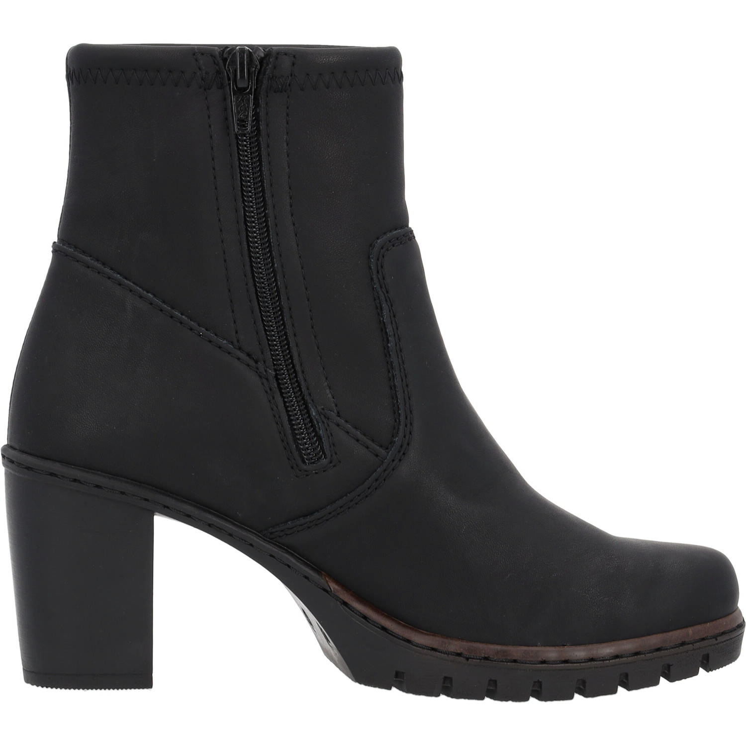 Rieker Y2558, Stiefeletten, Damen, schwarz/schwarz/schwarz