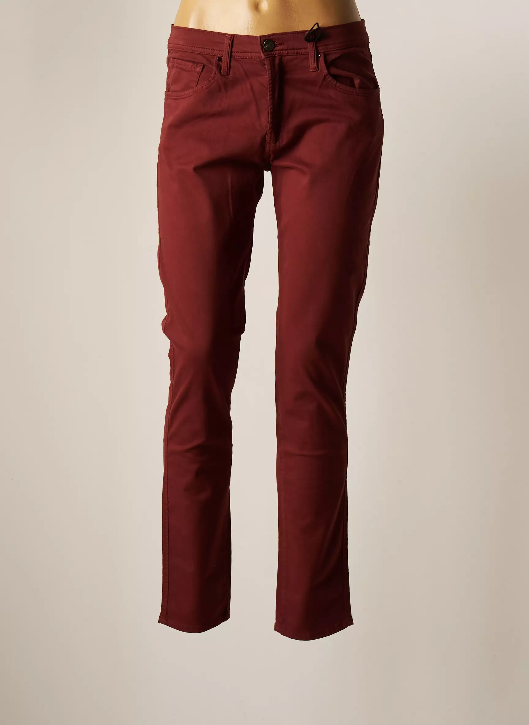 Impact Pantalons Slim Femme couleur marron