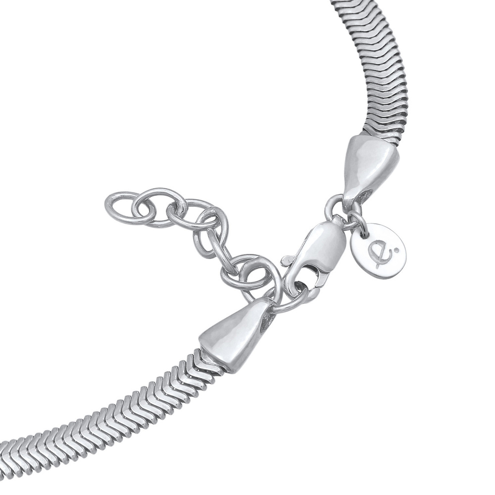 Elli PREMIUM Elli PREMIUM Bracelet de Cheville Femmes Bracelet de Cheville plat élégant en Arg Bijoux