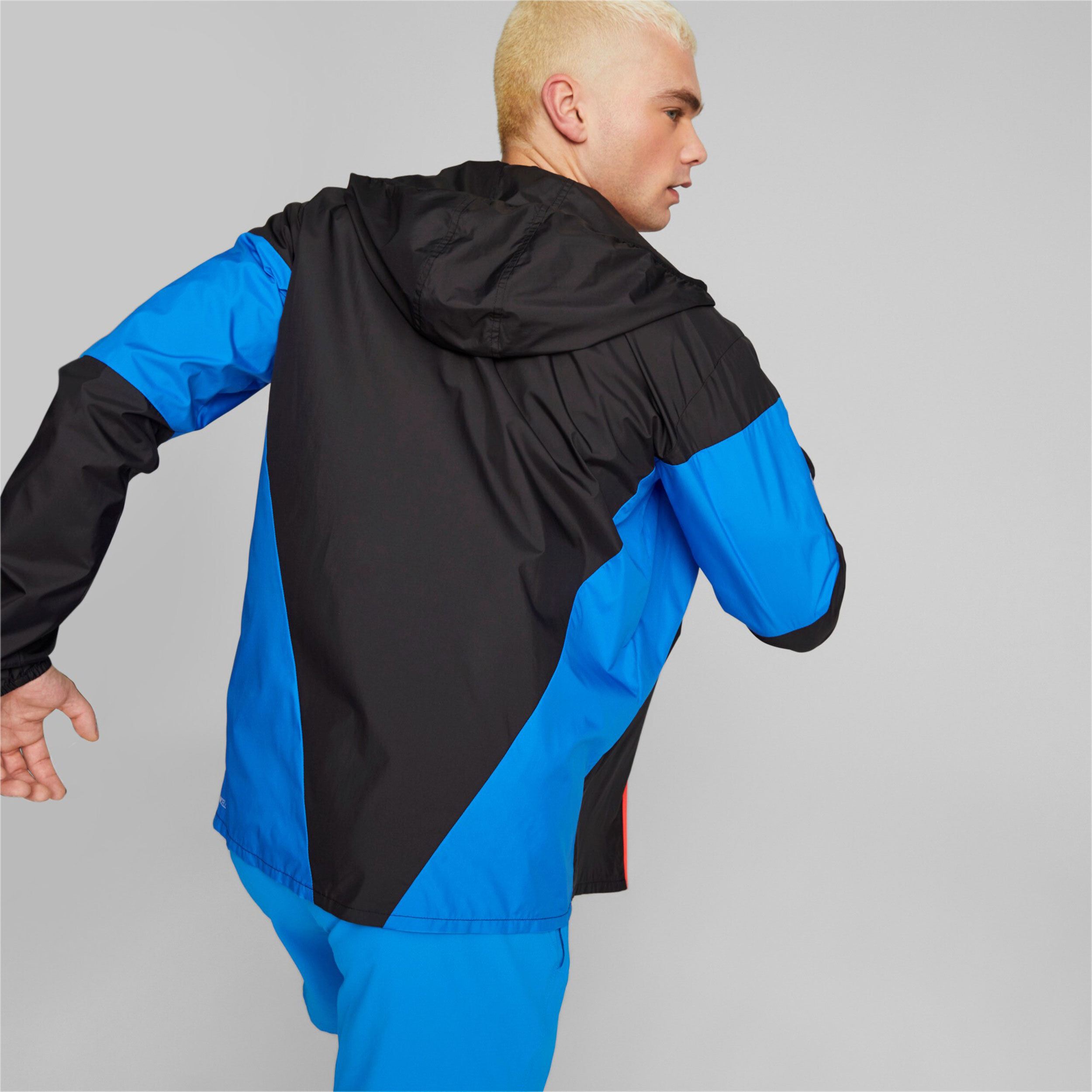 Run Lightweight Laufjacke Herren - Schwarz, Blau