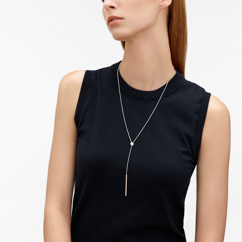 Skagen Chaînette Acier inoxydable collier