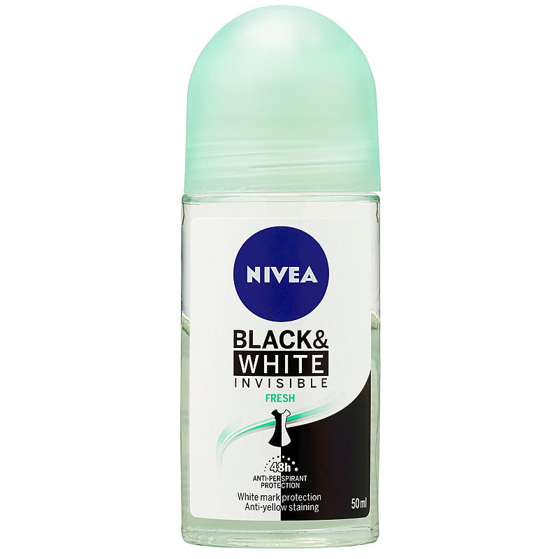 Nivea Roll-on Nivea 50 ml B&W Fresh dame