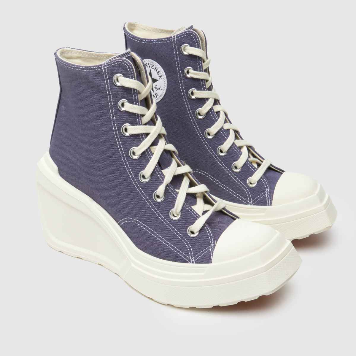 Converse Chuck 70 De Luxe Wedge Superge v vijolični barvi