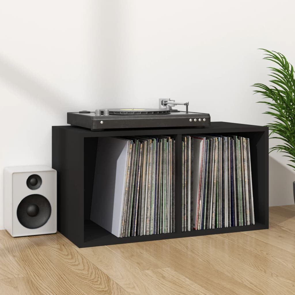 DOTMALL CD-Regal Standregal für CDs, CD-Aufbewahrung 2 Fächer,Holzwerkstoff