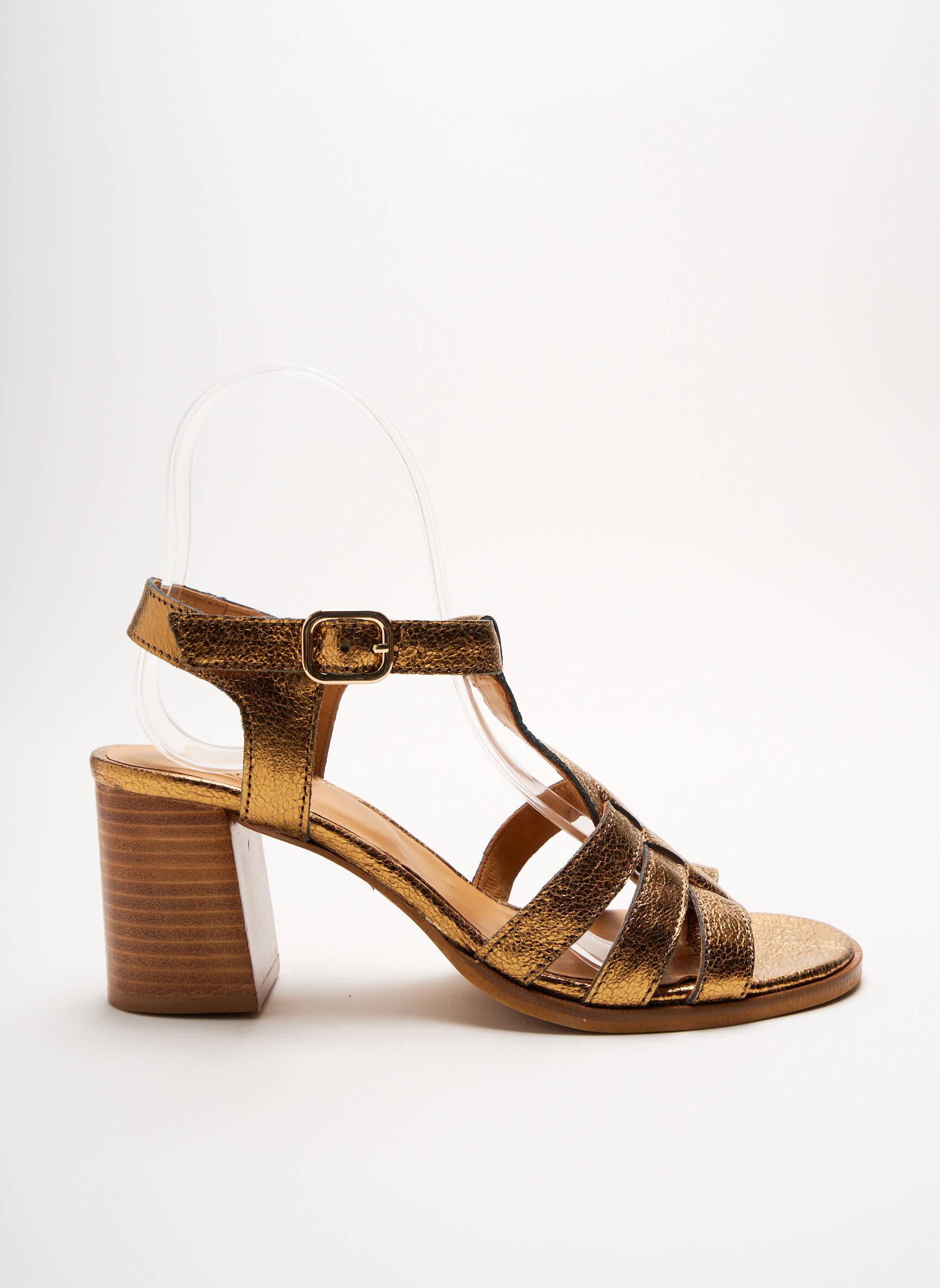 Aliwell Sandales Nu Pieds Femme couleur jaune