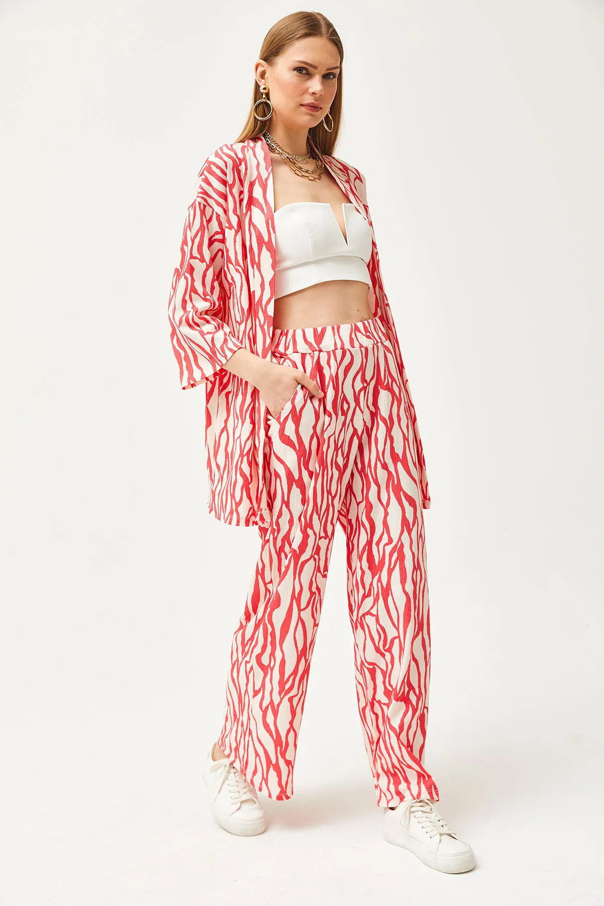 Olalook  Zweiteiler - Rosa - Regular Fit