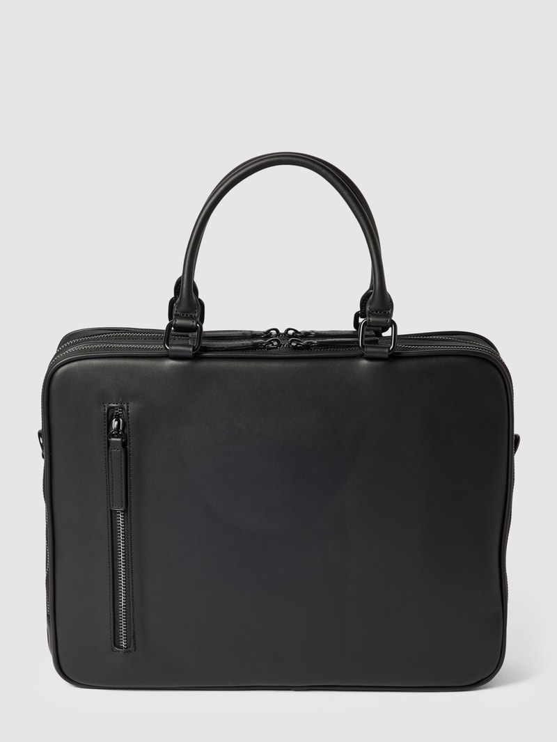 Laptoptasche mit abnehmbarem Schulterriemen in schwarz
