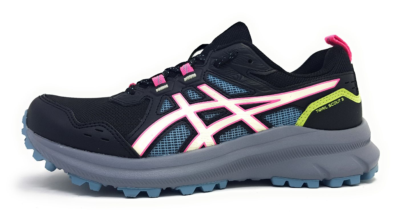 Asics Trail Scout 3 1012B516 Schwarz 001 Black Birch