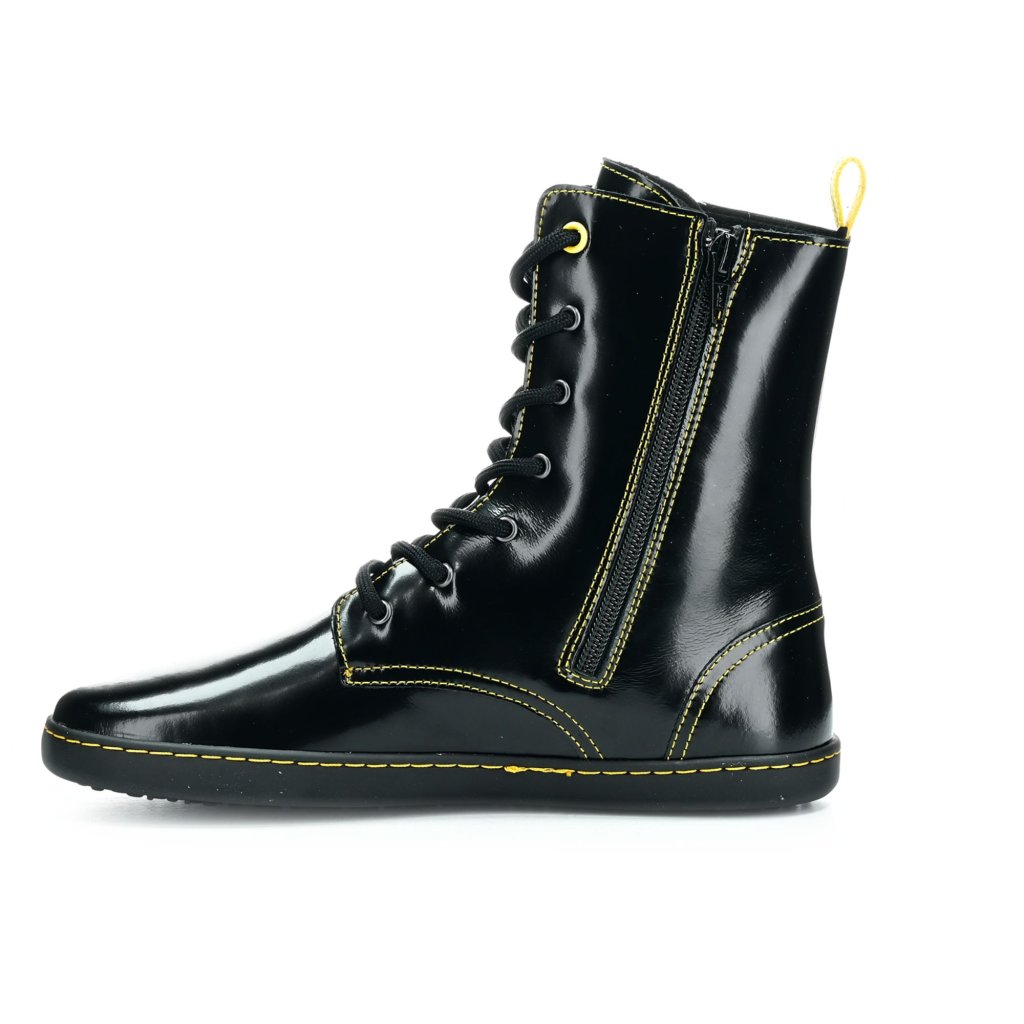 Shapen Maverick Black & Yellow Barfußstiefeletten