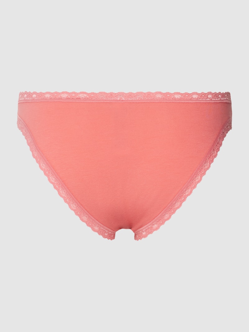 Slip mit Muschelsaum in altrosa