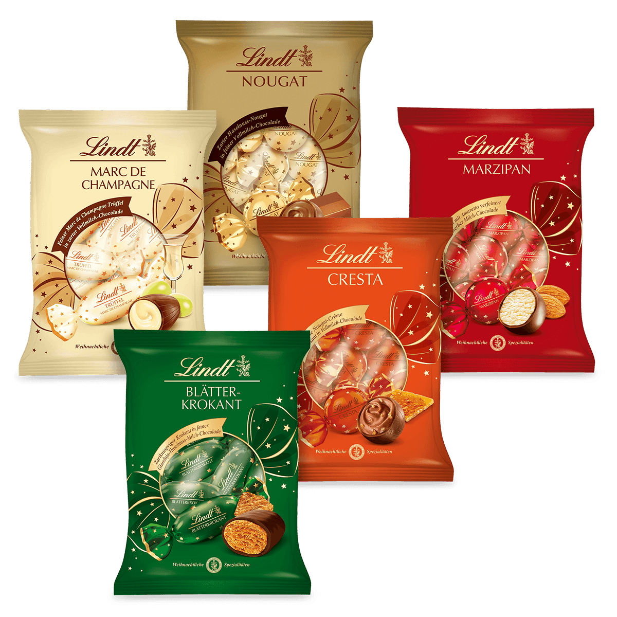 Lindt Doppeldreh Weihnachtsset, 493g