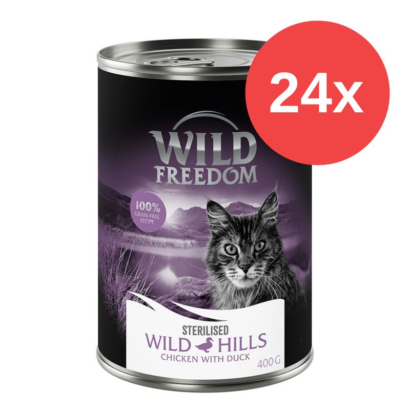 Sparpaket Wild Freedom Adult Sterilised 24 x 400 g