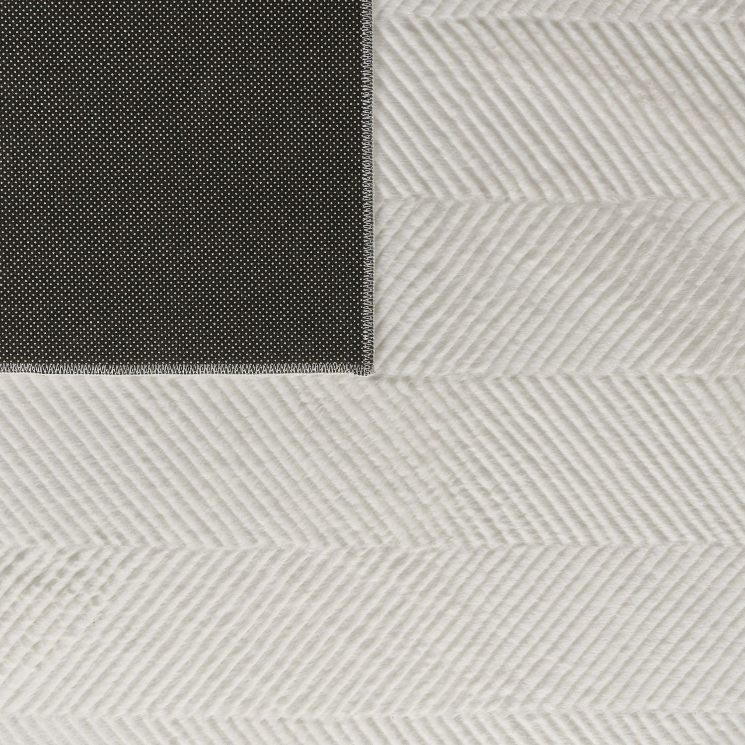 Teppich Wohnzimmer Teppich Kurzflor Einfarbig Geometrisch Rutschfest Modern, TT Home, rechteckig, Höhe: 17 mm