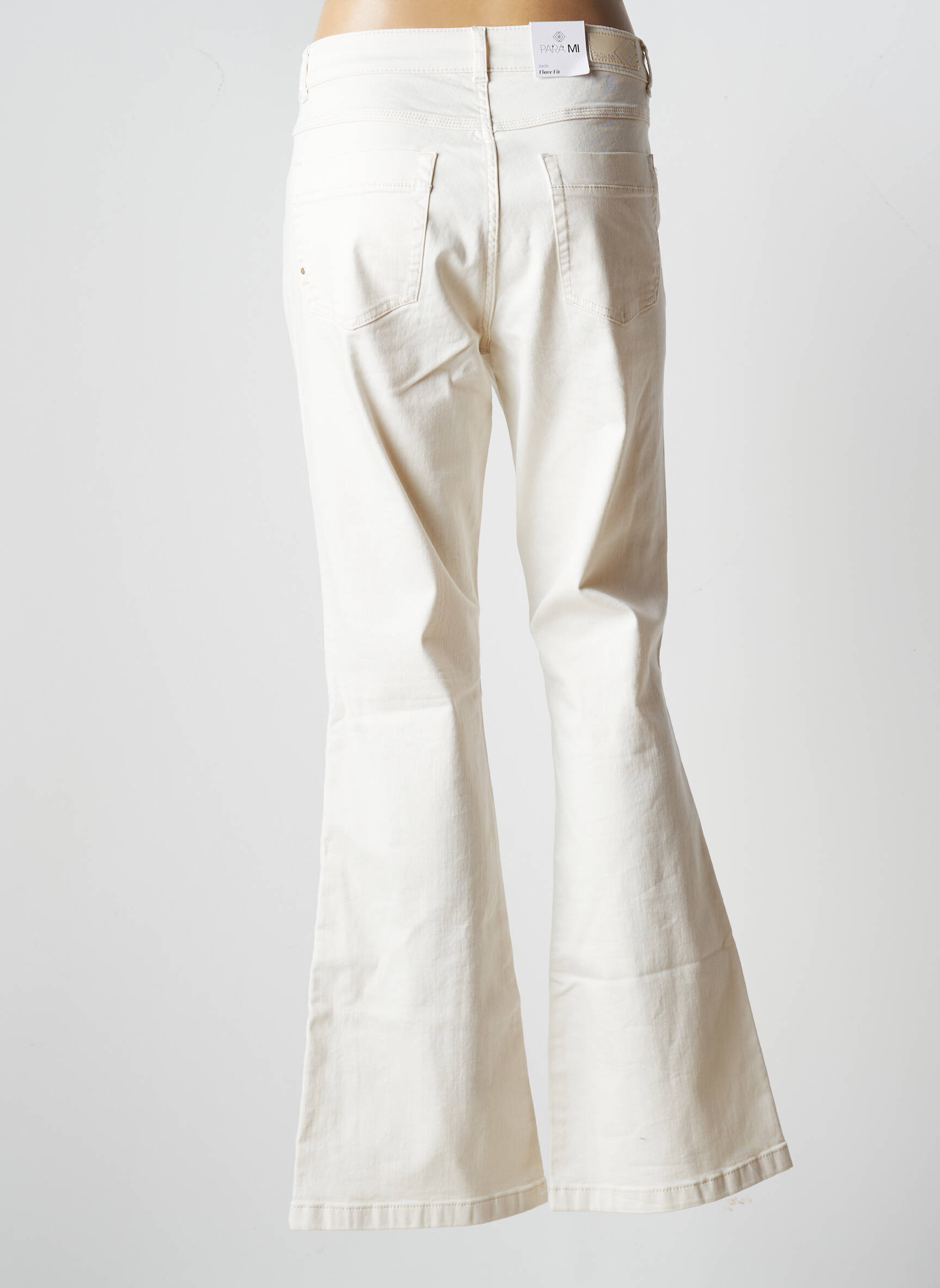 Para Mi Jean Flare Femme couleur beige